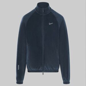 Nike x NOCTA Swarovski Velour Zip Jacket Armory Navy DV3734-454 Men's Medium M